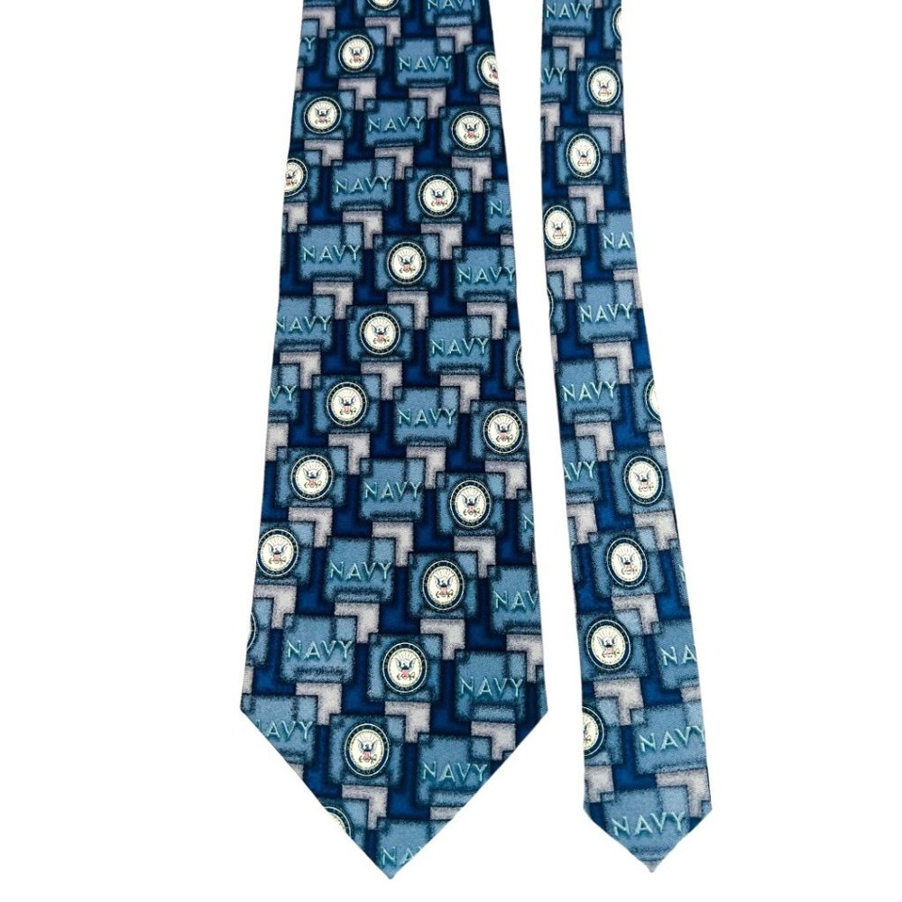 Eagles Wings 100% Silk United States Navy Men's Tie